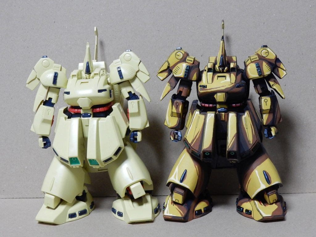 パチ組みと並べてビフォーアフター