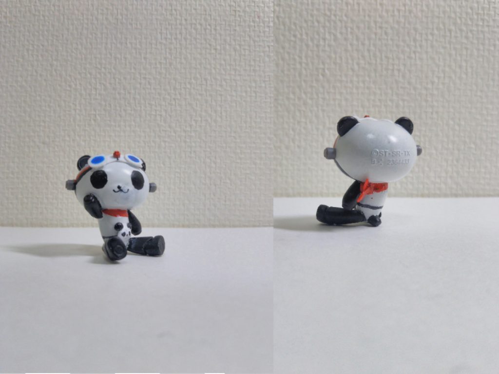 パン・タロン
プチプチッガイが入手できなかったので机の上のプチッガイで代用しました。