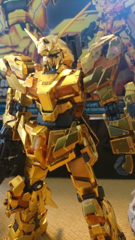 ユニコーンガンダム ゴールドコーティングver–2枚目/制作者：@emiya_GUNDAM