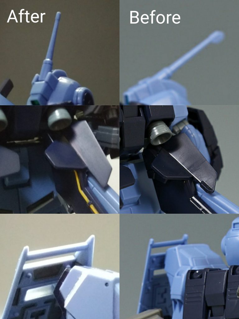 その他アンテナ等のシャープ化も行いました。