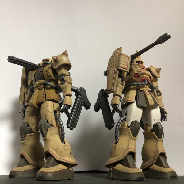 ザクキャノン、ハーフタイプとテストタイプ