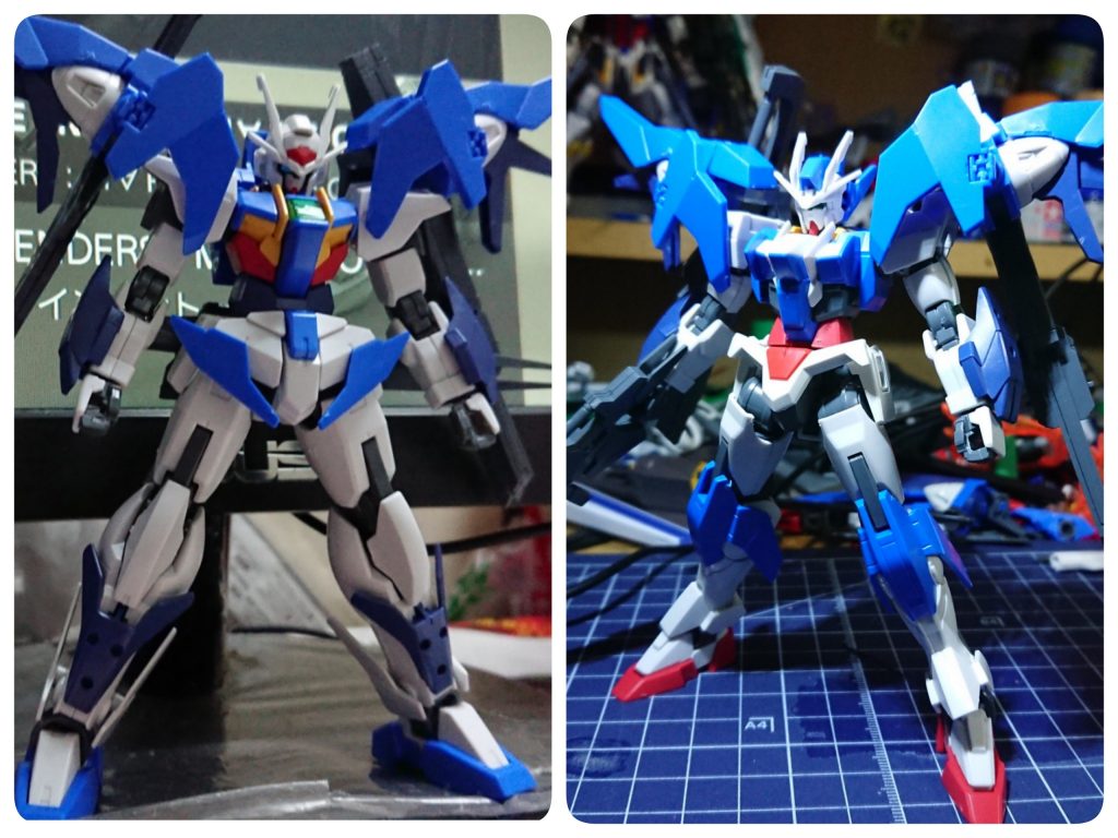 それではここから制作工程の説明になりまする
〜その①〜
最初はシンプルにスカイの頭と胴体と肩、あと下半身
中心ライン全て丸ごとダイバーに変更しました。