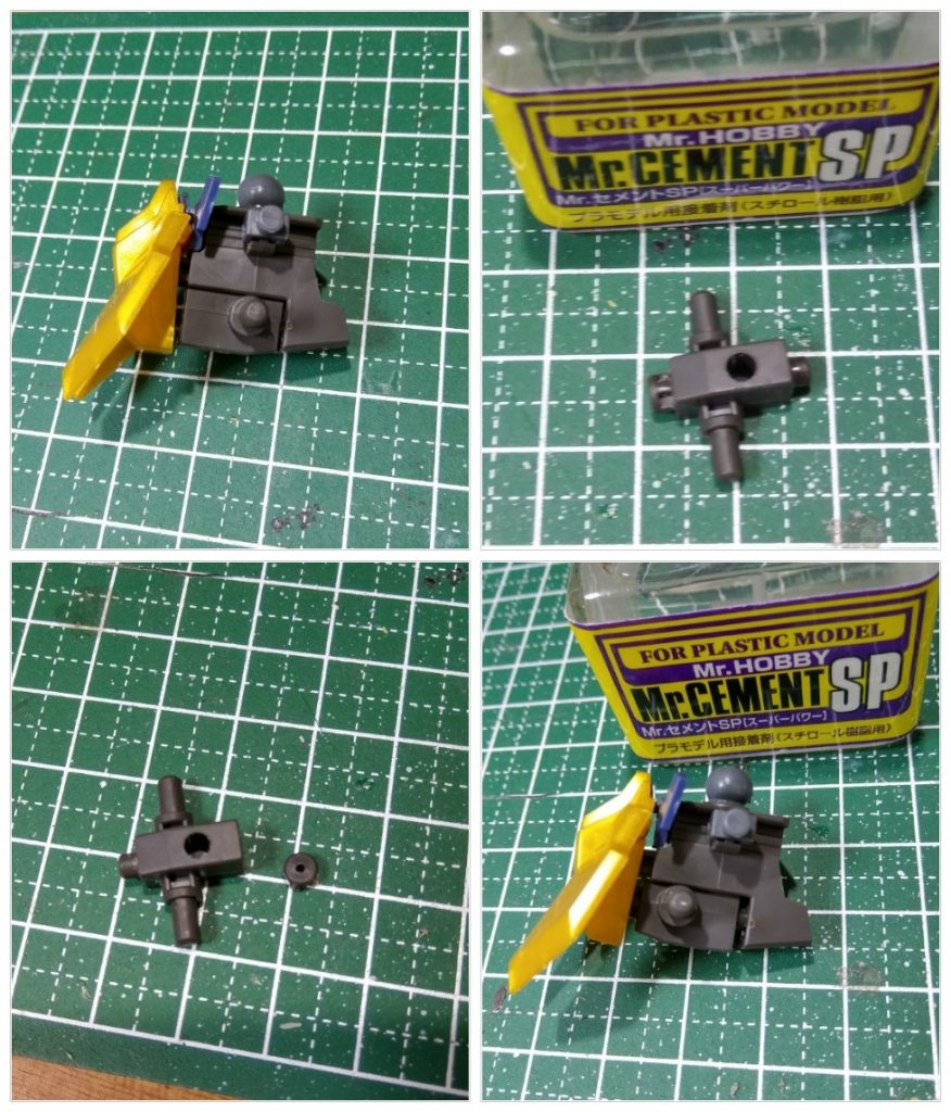 腰回りは接続軸等S字立ち加工しました。