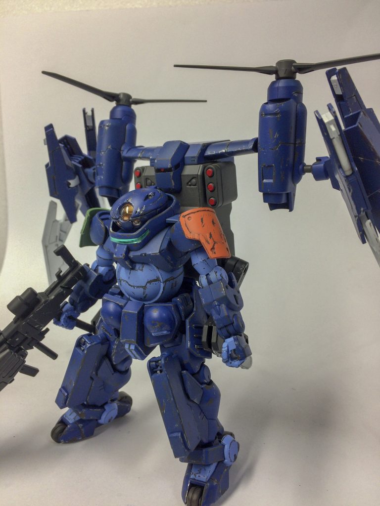 ティルトローターパックも同じ色合いで塗装しています