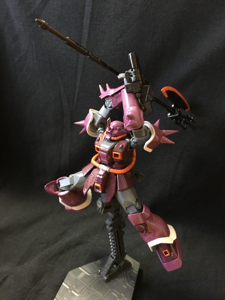 塗装剥げが怖いですが可動もバッチリ