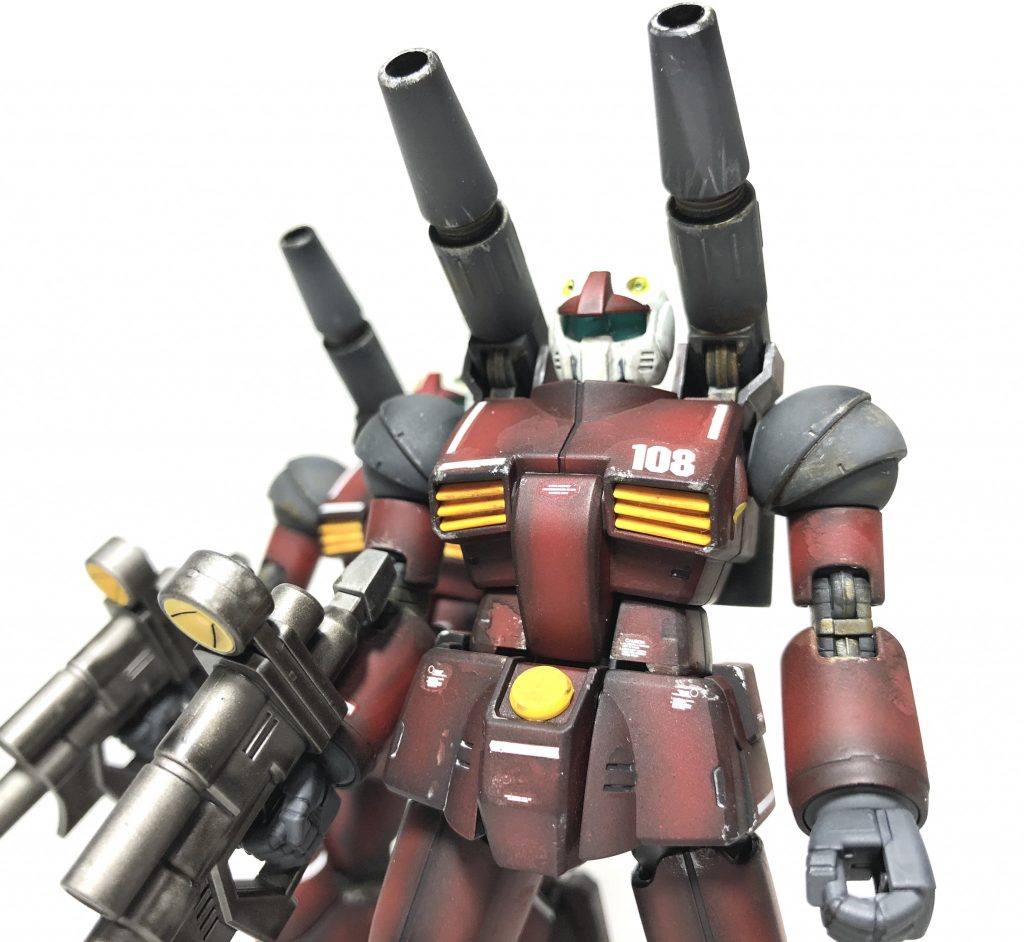 ガンキャノン　１０８号機　１０９号機　激戦終了カラー–5枚目/制作者：@HIRAMASAZAN