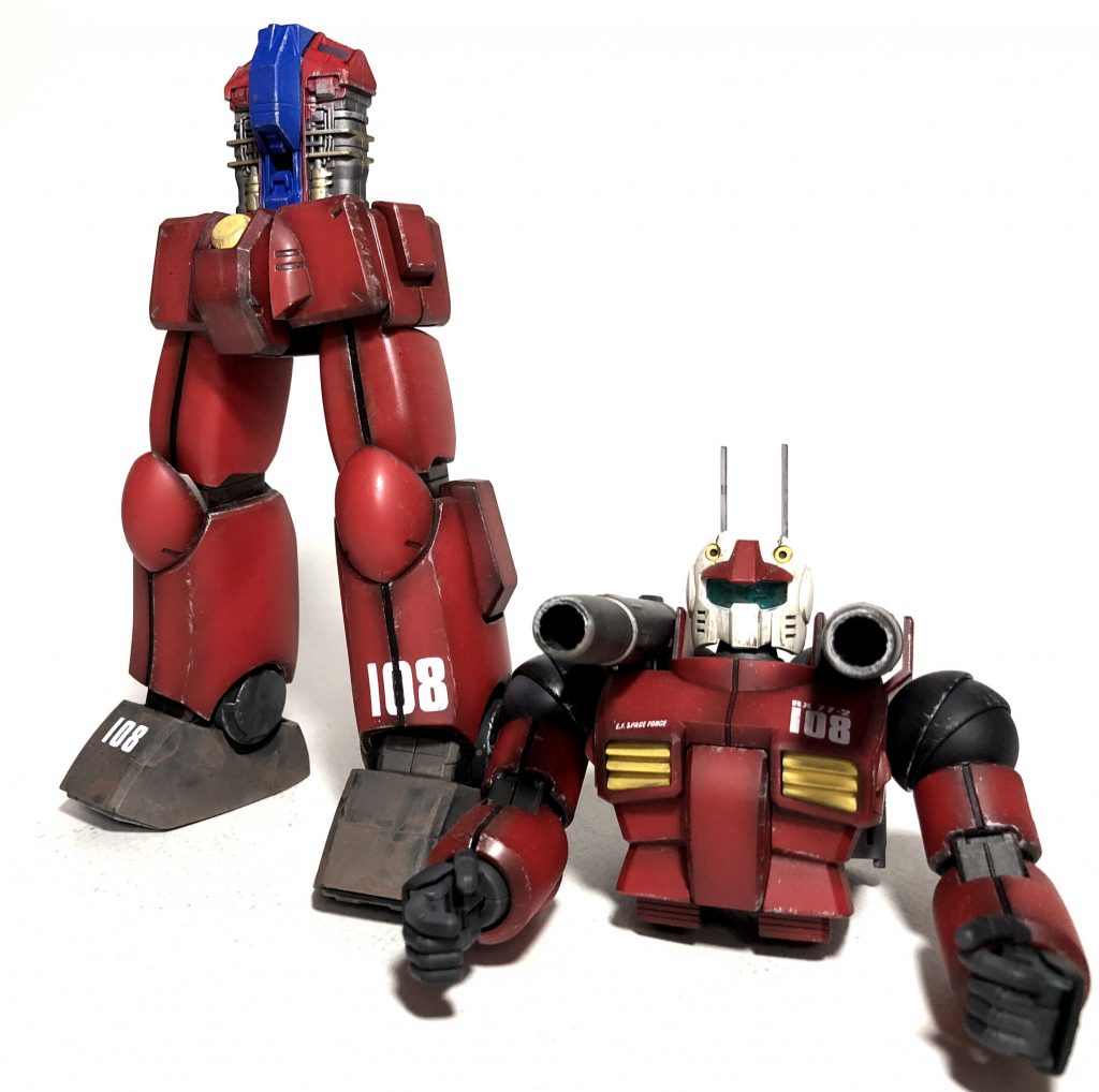 コアブロックも塗装