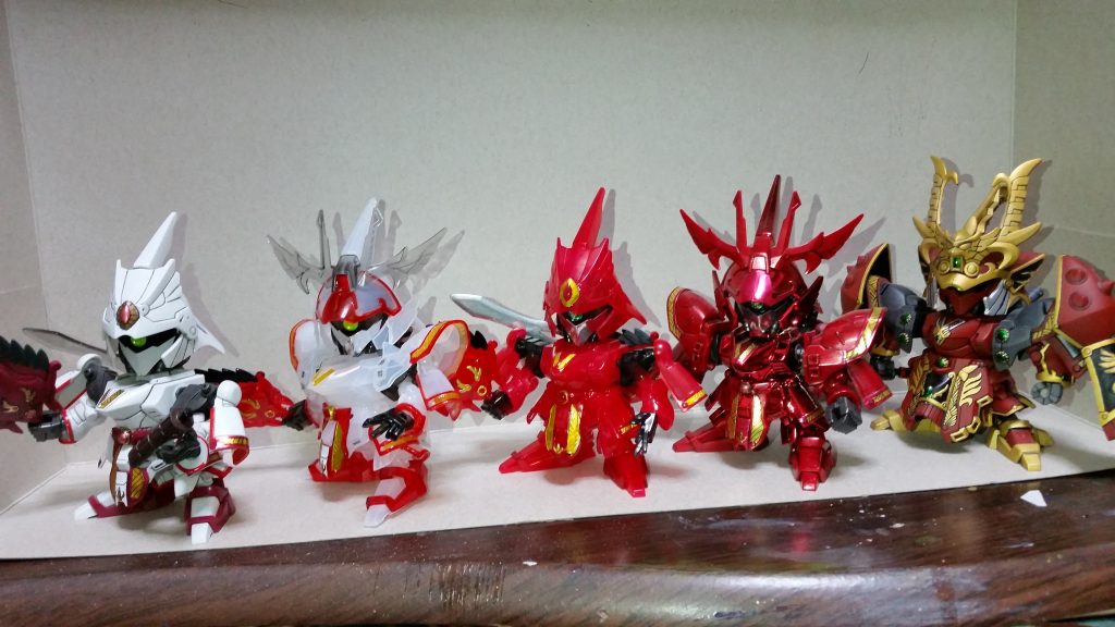 司馬懿サザビー各形態。天熾鵬はやはりほかのにくらべて存在感がありますね！
最後までご覧頂きありがとうございました！