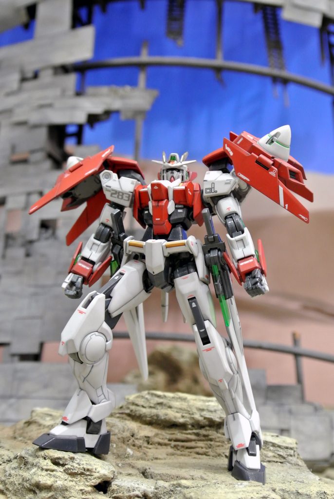 ガンダムベース東京のジオラマをお借りして撮影。