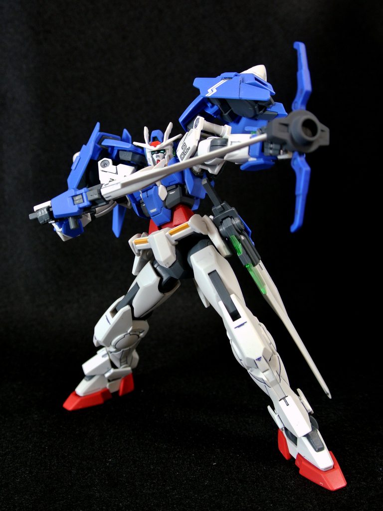 塗装の必要ないアオダイバーは娘8歳担当。
ブルーチェリーはライジングガンダムのモノを流用しました。