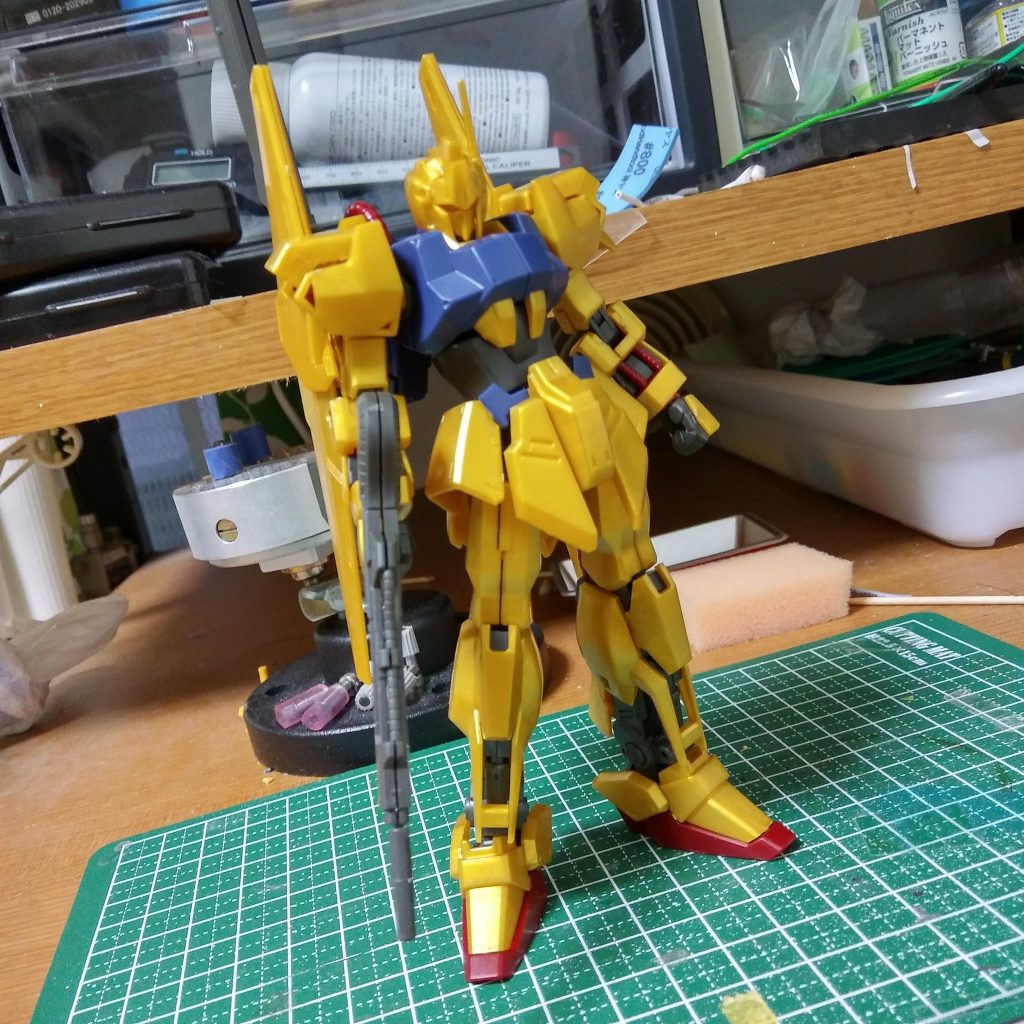 素組みでもカッコいい。百式を作るのは25年ぶりにですがとても満足出来る良キットでした。