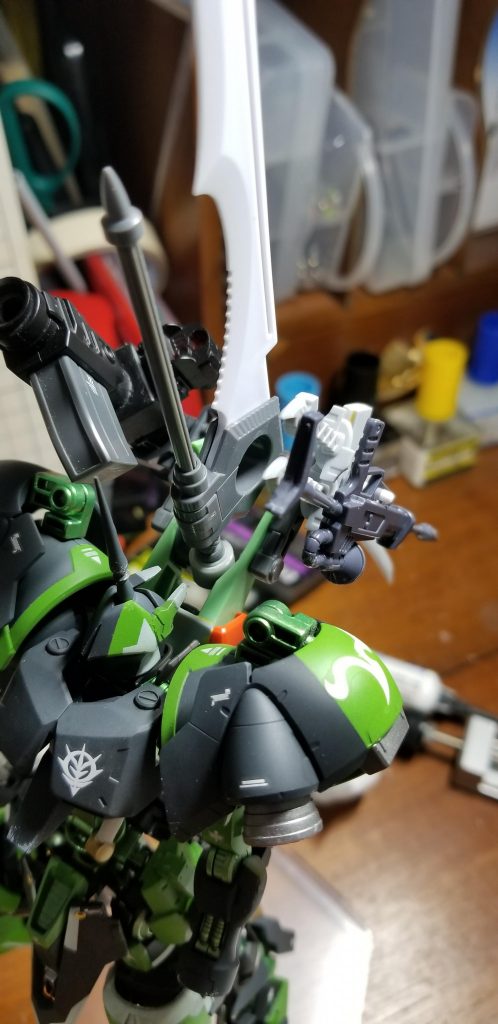 バックパックの作成風景です。グランドスラムのマウントについては、ネオジム磁石を使用してみました🎵