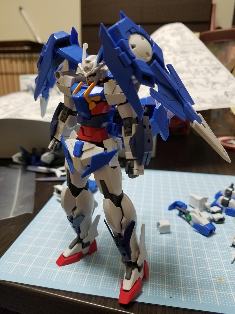 ダイバーのツインドライヴはくっ付けましたが、それ以外は特に加工なし。ラッシュポジションすげぇ、スカイの改造ポテンシャルに驚くばかりです。