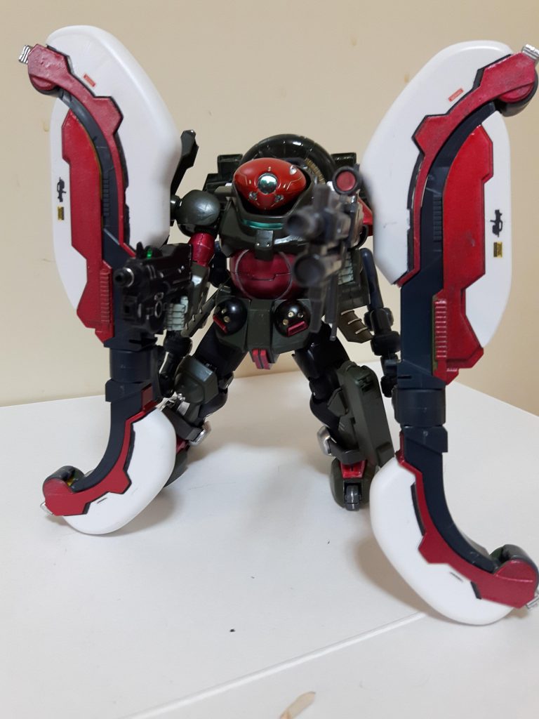 サブレッグをシールドに狙撃モードに