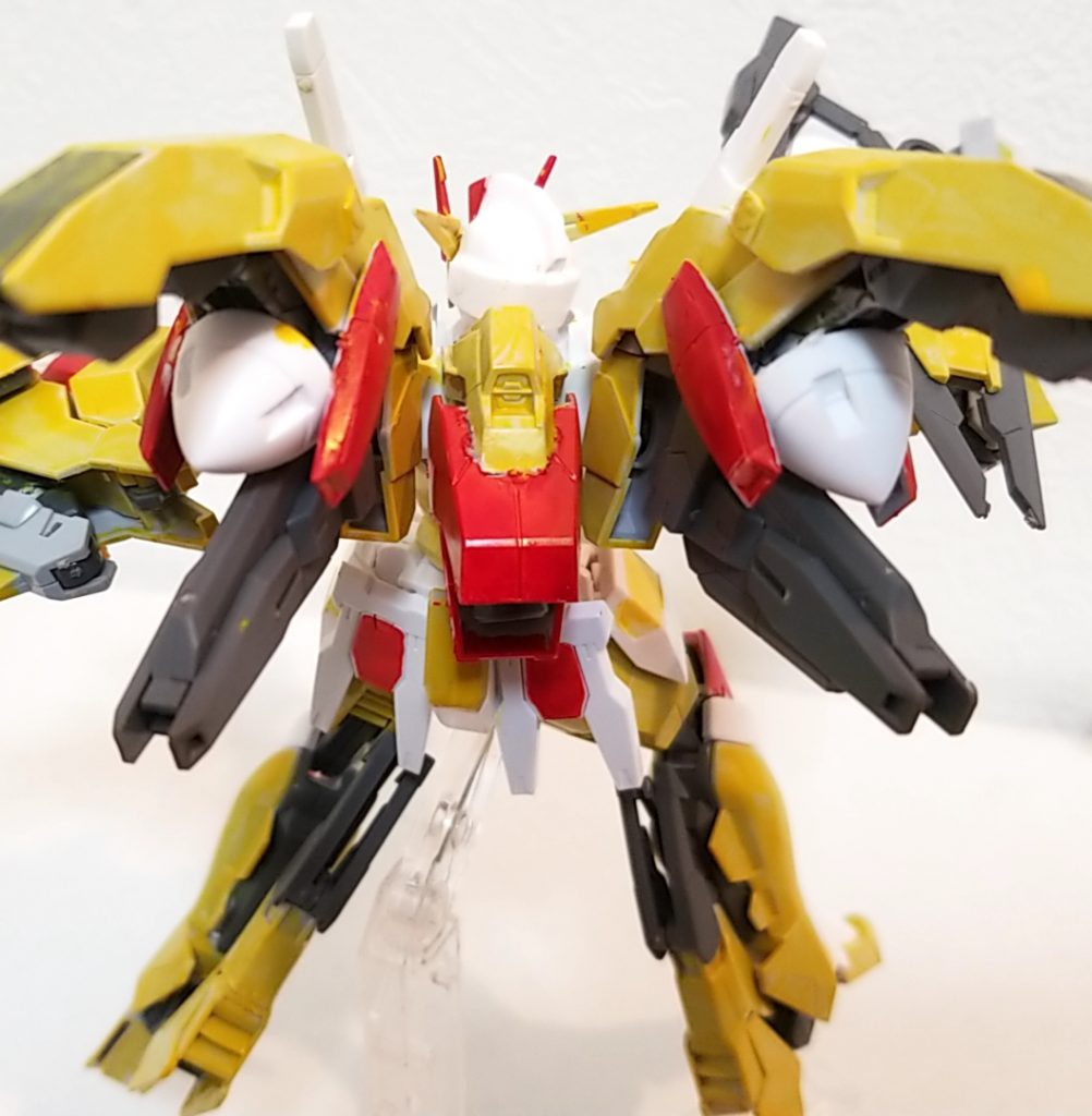 仮式強化ツインドライブシステム「オーバードライブ」
ただでさえ扱いづらいツインドライブを安定して稼働させるために装備されたバックパック