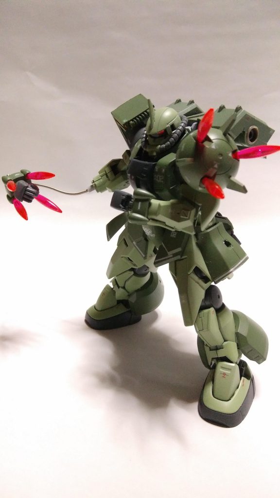 武装③ GNビームスパイク
オーガ唯一の名残。
ザクのショルダータックルをビームスパイクタックルにアップデート!