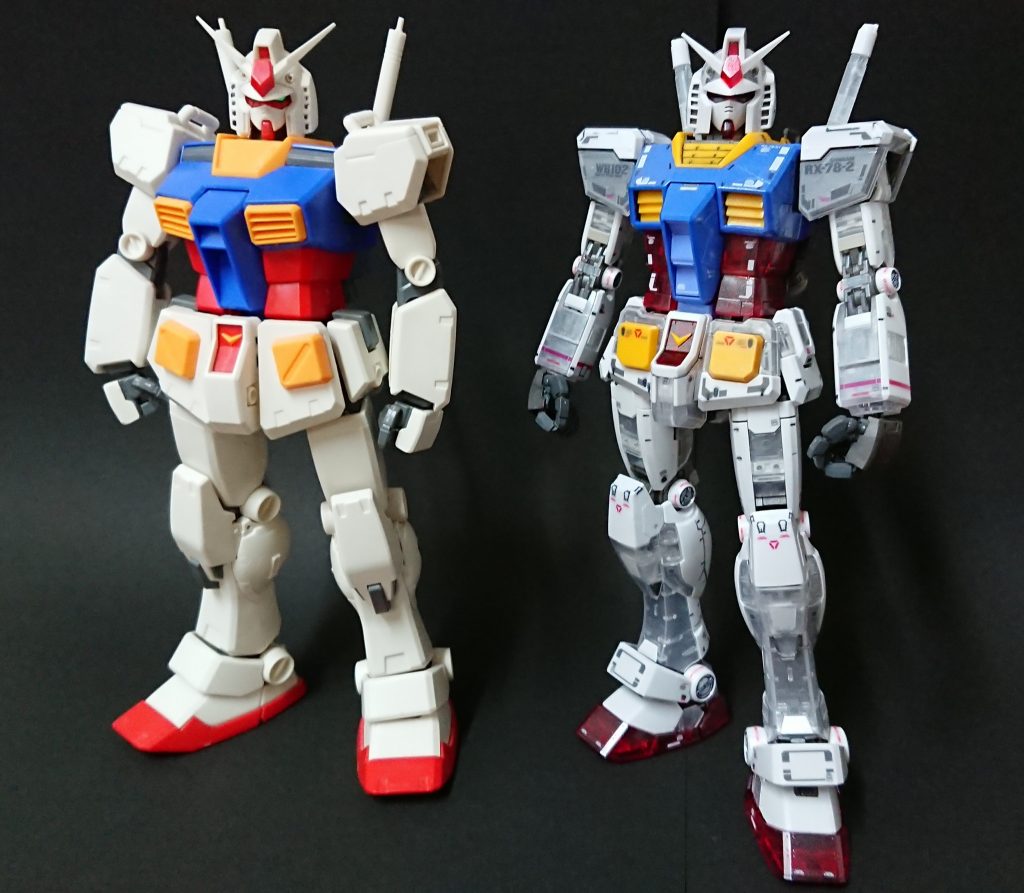 Ver.Kaとの比較
⇒当時、発売開始して少し経ってから購入した記憶ですが約15年前のものがまだ取ってありました。
その頃は素組しかしておらず、スミ入れさえもしてないというレベルから、ある程度はキレイに作れるようになれたようです(^_^)
キットの進化と自分の製作技術の進化を目にすることができるのは楽しいですね!