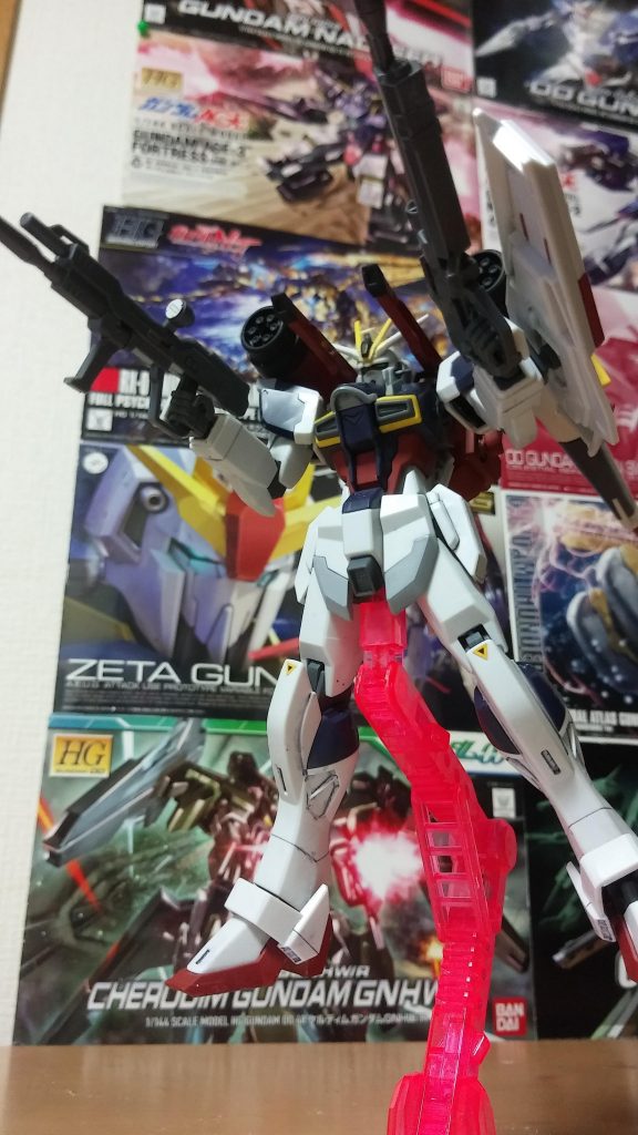 クーゲルインパルスの一斉射撃形態のひとつ フリーダムのようなマルチロックオンはないが、ガトリングの乱れ撃ちでフリーダムと同等の弾幕をはれる！