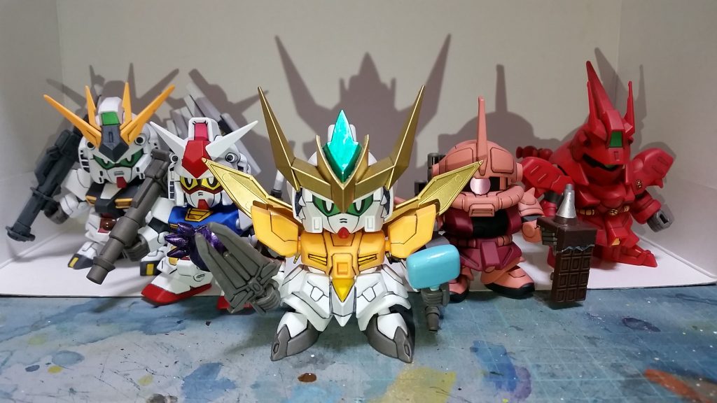 5体のSDガンダムが合体する時…