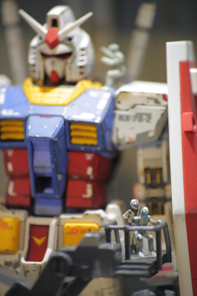 アムロ君もしっかりと塗装してます。