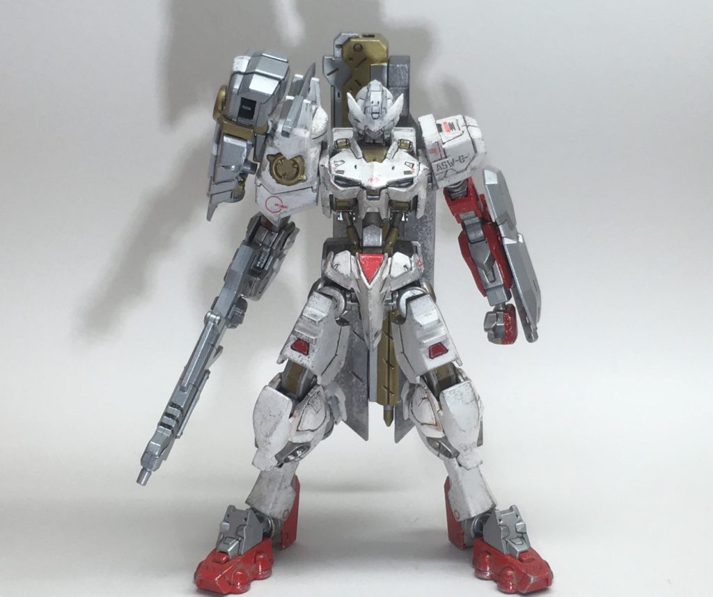 正面です!今回は部分塗装をいつもより少し多めに頑張ったのでなかなかカッコよく出来たと思います!