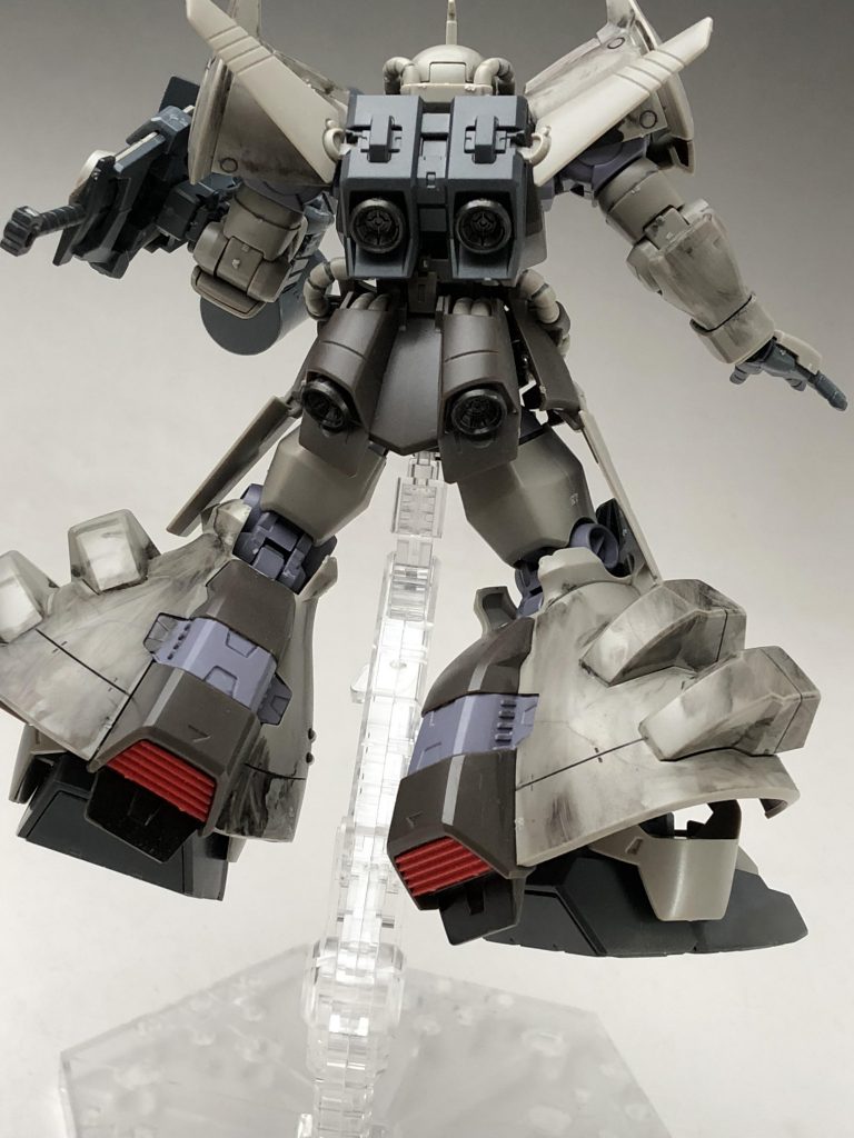 バーニアはガイアのガンメタ筆塗りです。