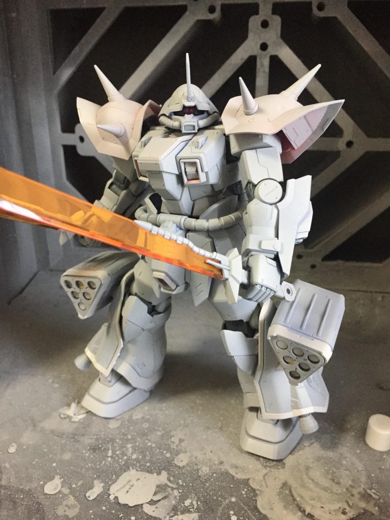 工程②
サフ吹き後