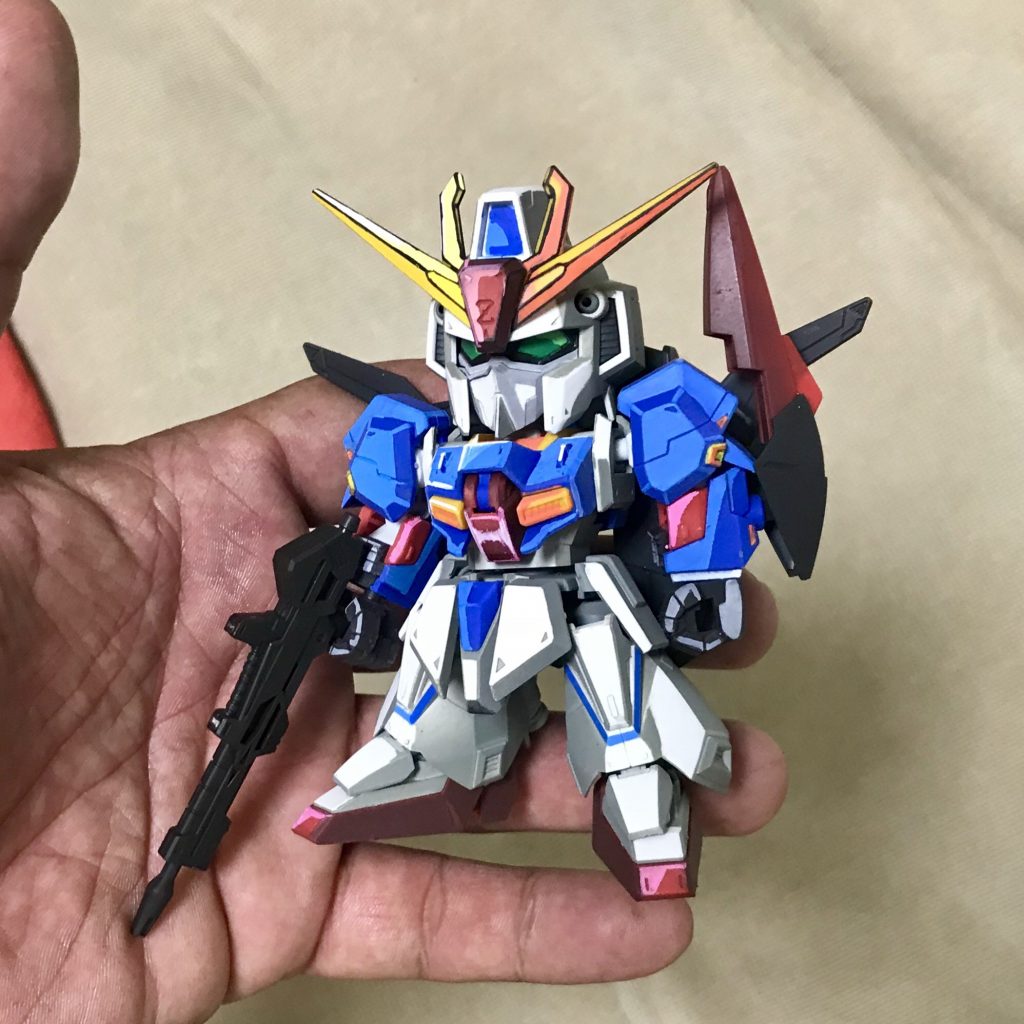 残りの影ハイライトを入れてエッジ線を引いて完成です。