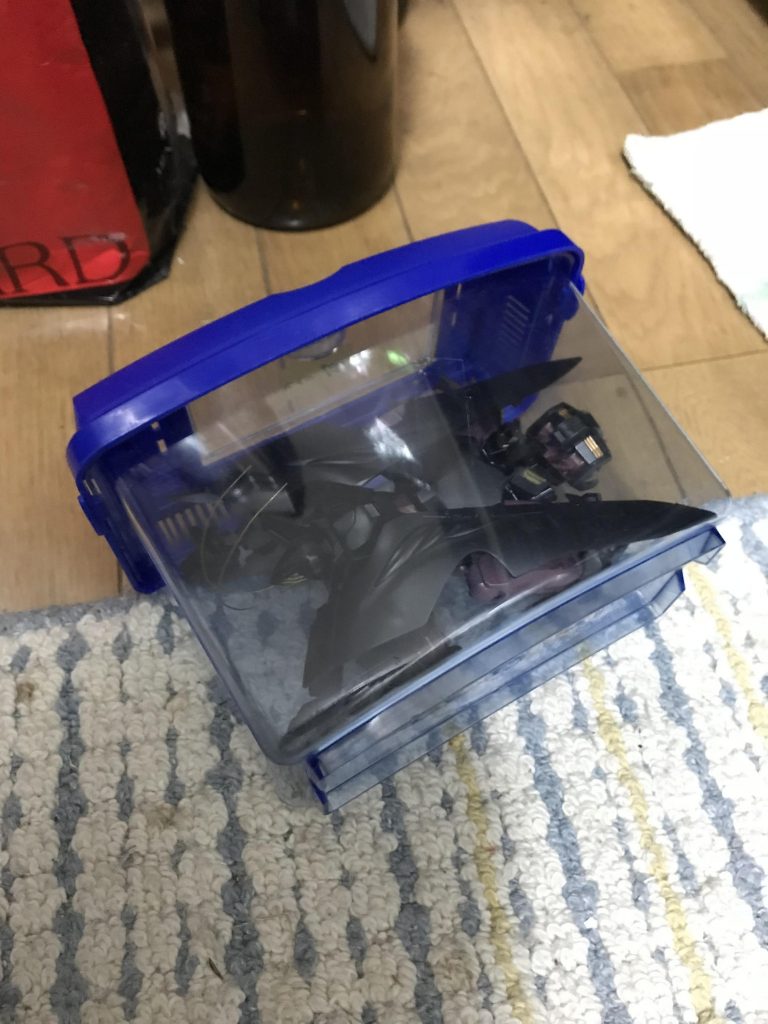 丁度ぴったりと虫カゴに収まるので、家や展示会では虫カゴに入れて飾っていますw