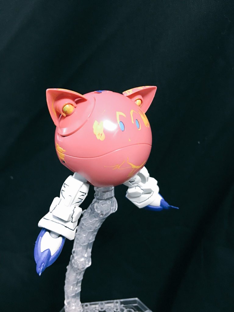 自分が撃破され、残されたパーツが娘の眉毛ハロと合体！