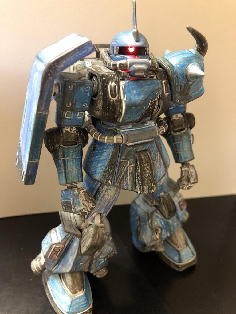 ザクR35 色鉛筆塗装–2枚目/制作者：COLA🥤SOUR