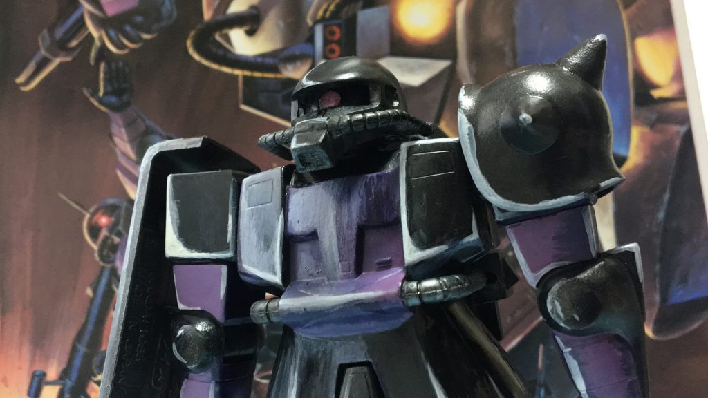 光の加減を気にしながら塗装を