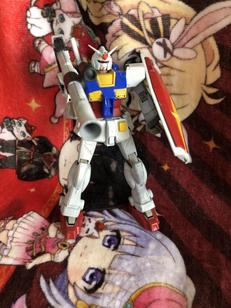 ハイパーバズーカ
オリジン版はスコープがあったので新規でつけました、バズーカはreviveガンダムから