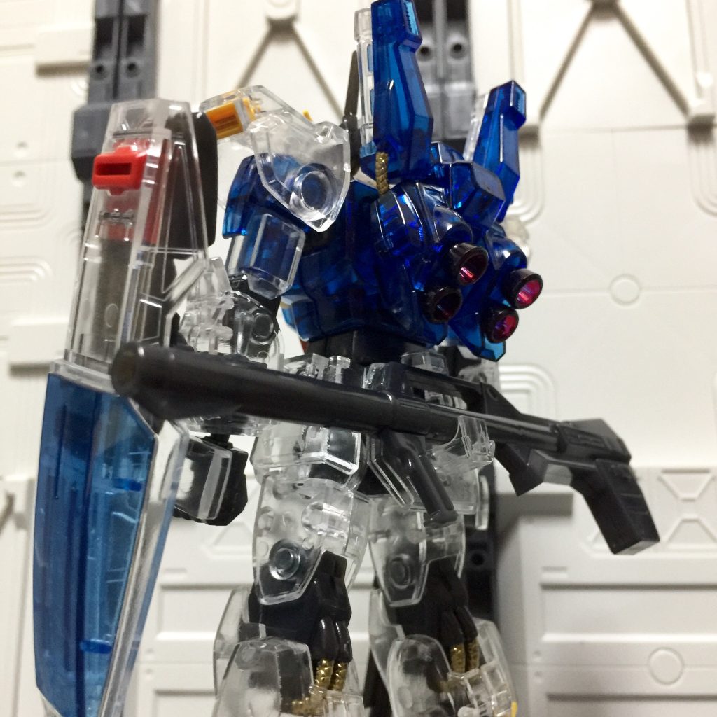 バーニア裏の塗装