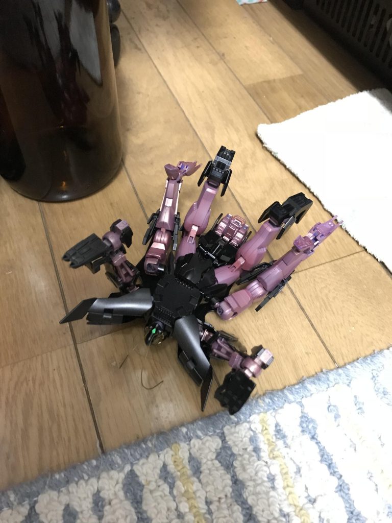 ようやく仕留めたぞ、おまえはこれからずっと虫カゴにでも入っておくんだなぁ!