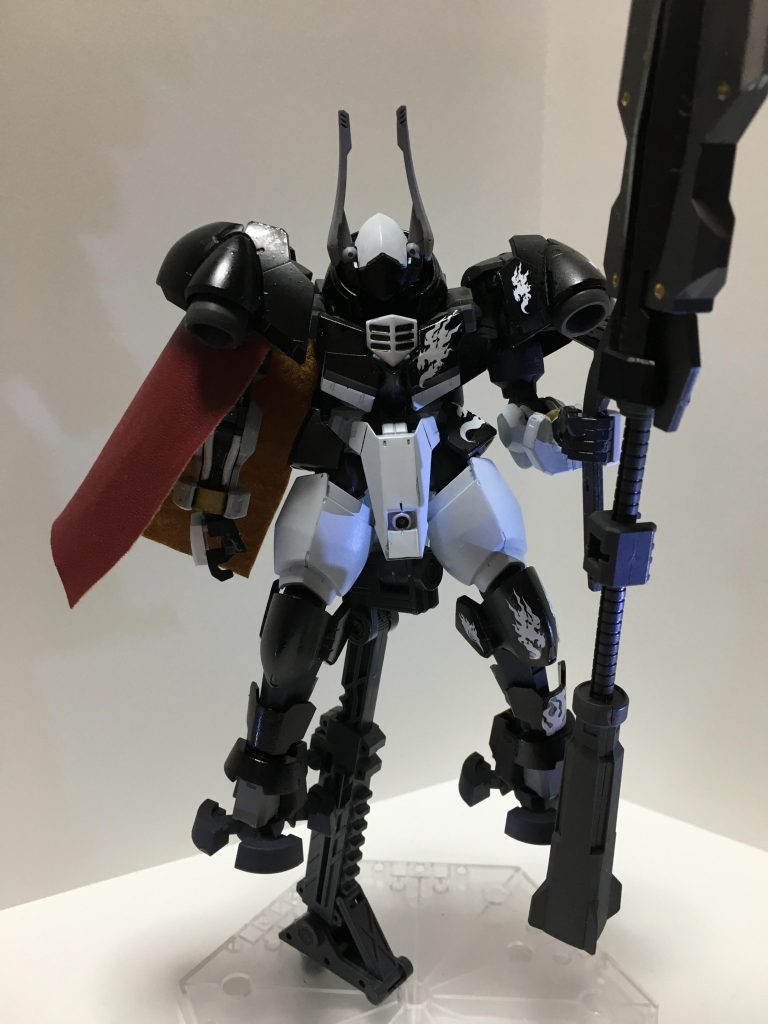 マントは脱着式に