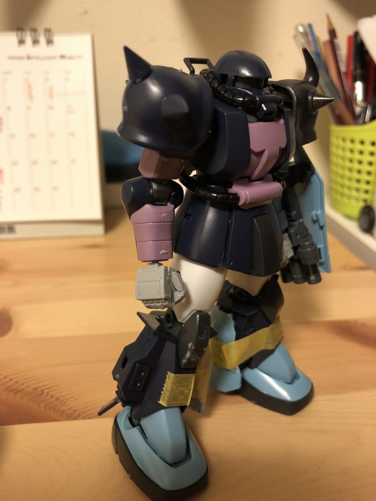 ザクR35 色鉛筆塗装–2枚目/制作者：COLA🥤SOUR