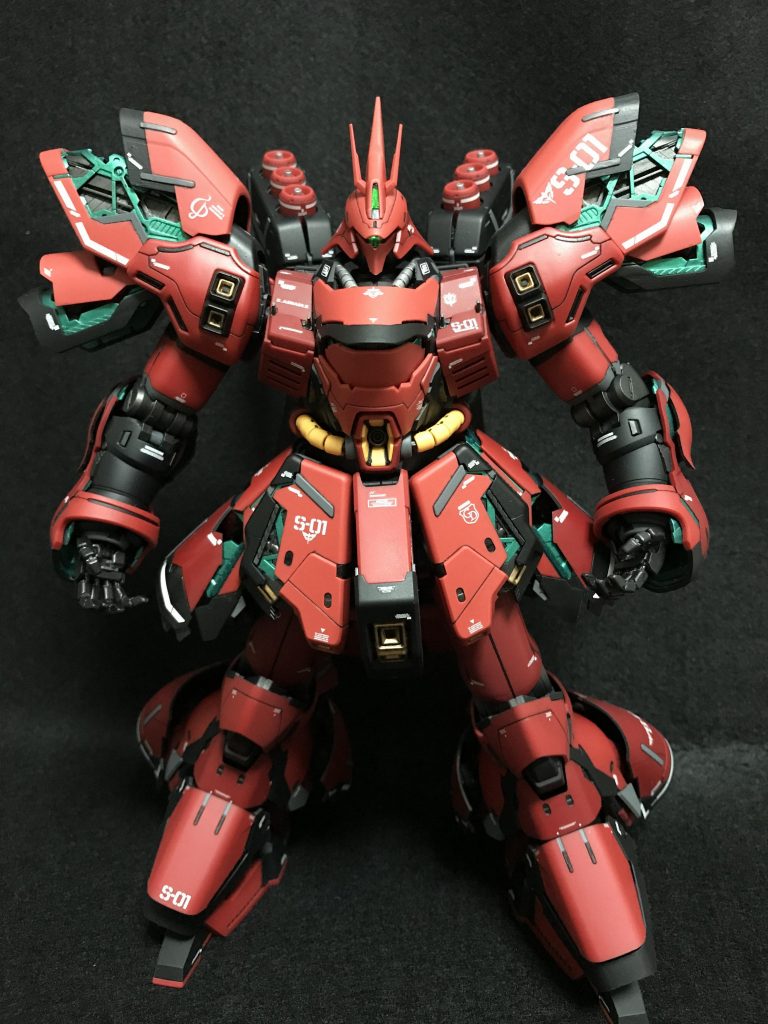 MG 1/100 サザビー ver.KA–3枚目/制作者：@gyuuuutora