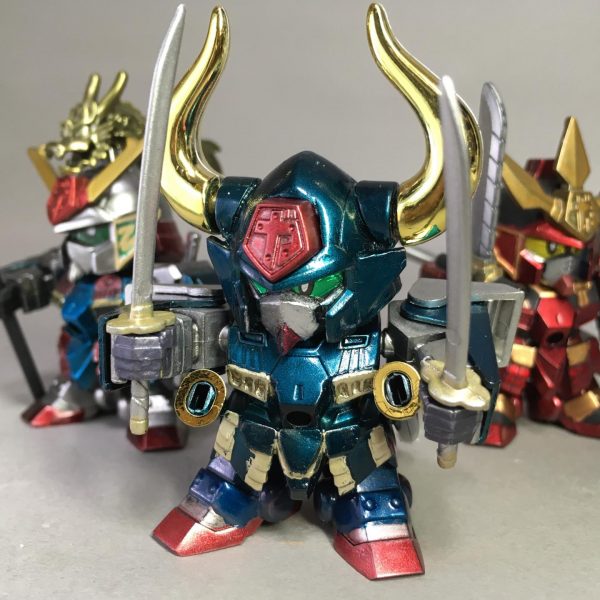 ガシャプラ改造 武者刀槍ガンダム弐式