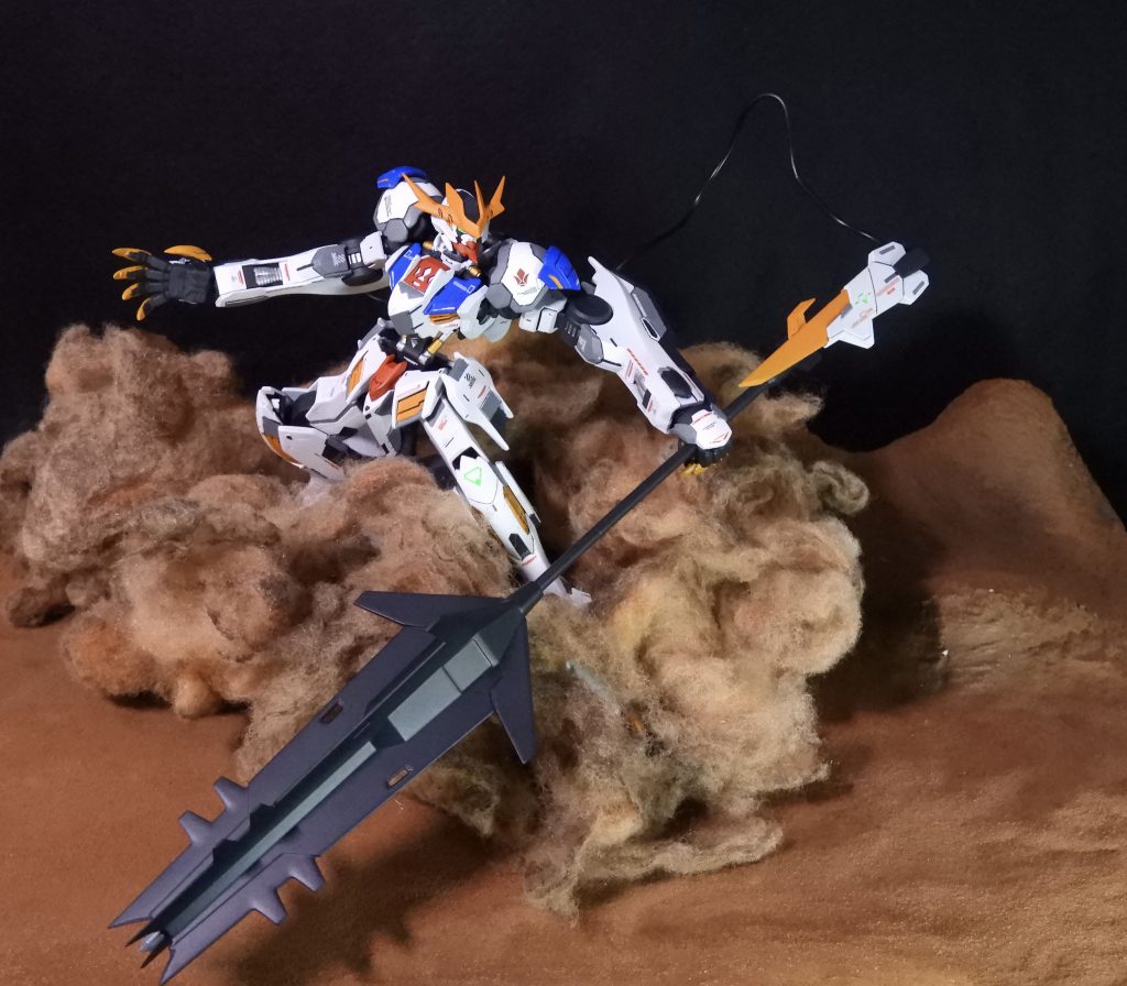 なんとなくヒーローちっくなポージング、土煙使いすぎだなと自分でも思いました…笑