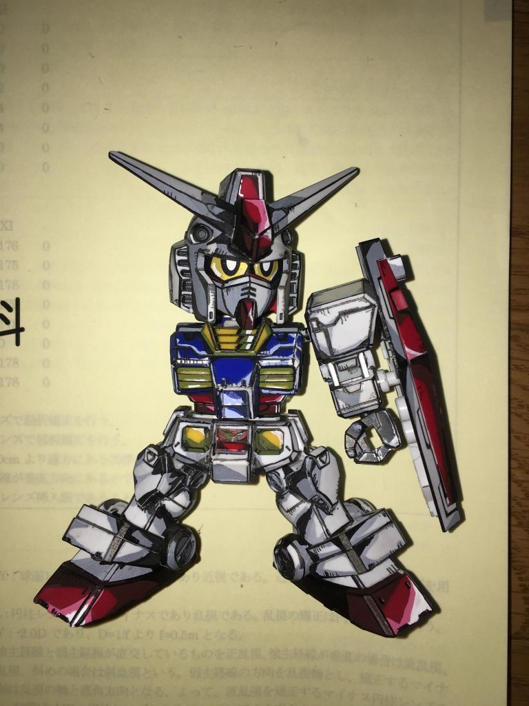 SDCS RX-78 ガンダム アニメ塗装–3枚目/制作者：Model.M