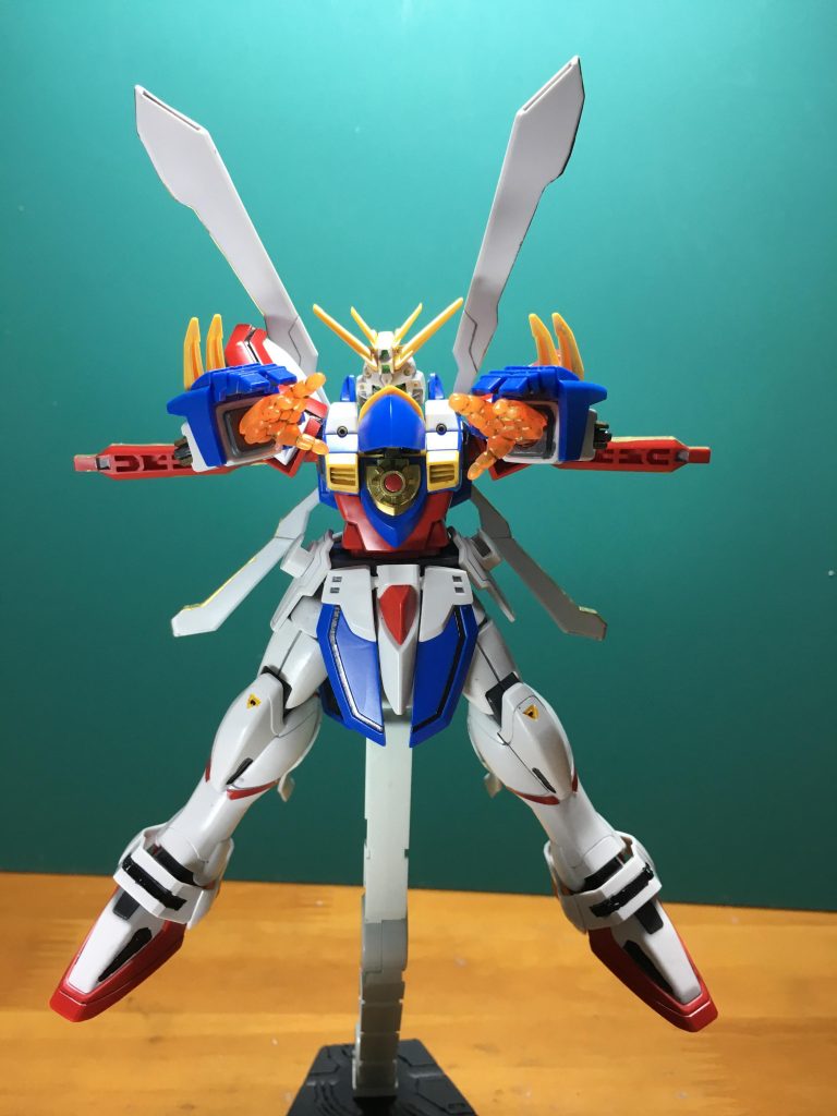 　俺のこの手が真っ赤に燃える！勝利を掴めと轟き叫ぶ！