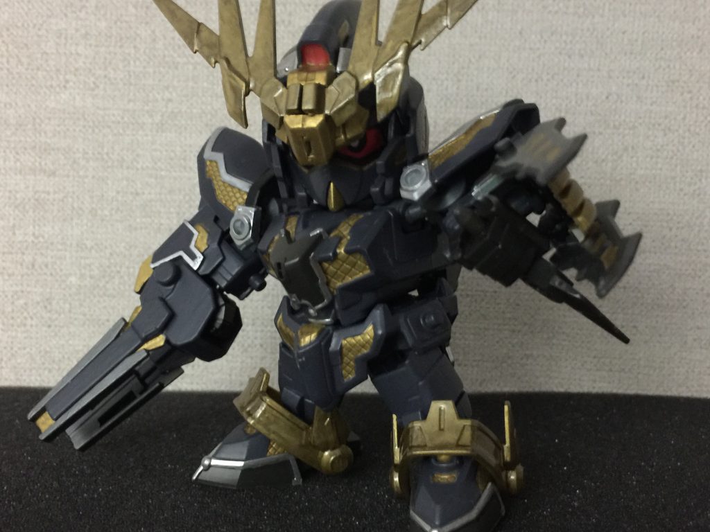 頭身の違和感を無くすためにSDフレームを使用しました
そのため可動には自信がありません