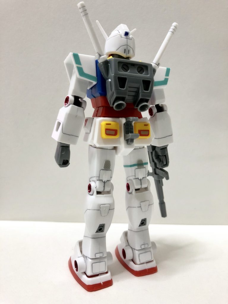 関節部分は内側をあずき色で塗装