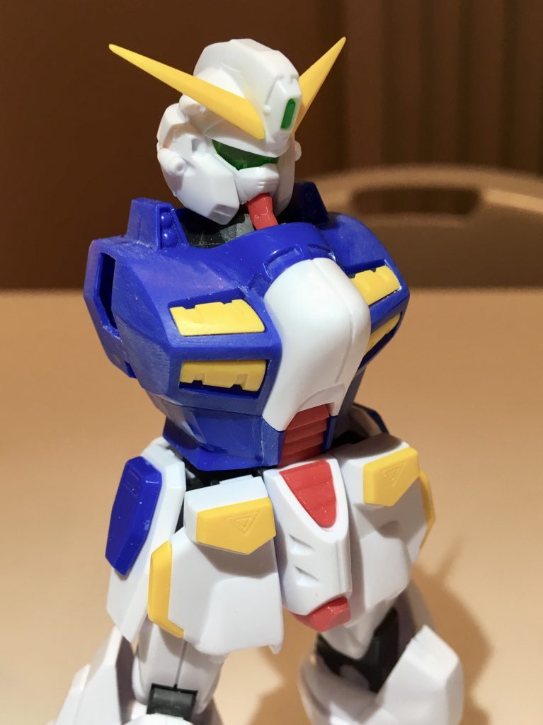 顔は出来が良いのでマンマです。アレですね、Gガンぽい。