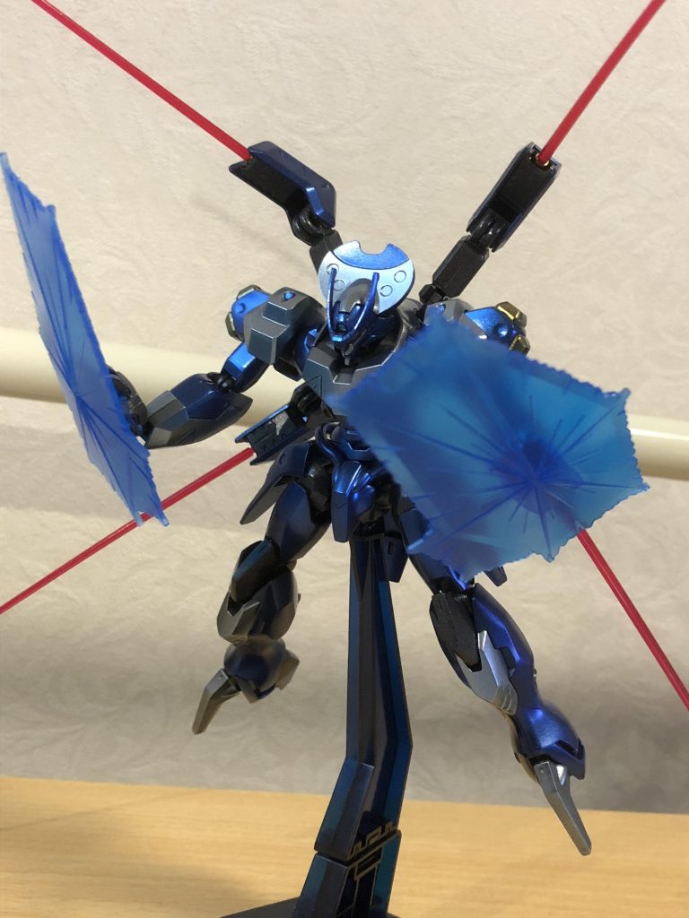 全武装を装着しました。