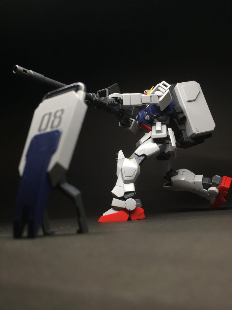 【HG】陸戦型ガンダム パラシュートパック装備–6枚目/制作者：ふくすけ