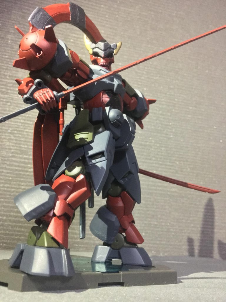 ポーズ1。刀の刃こぼれ拘りました。