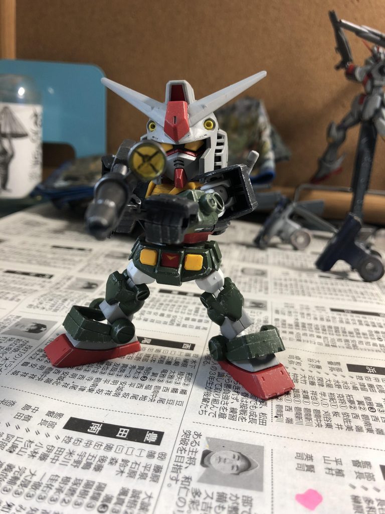 辛うじての両手持ち