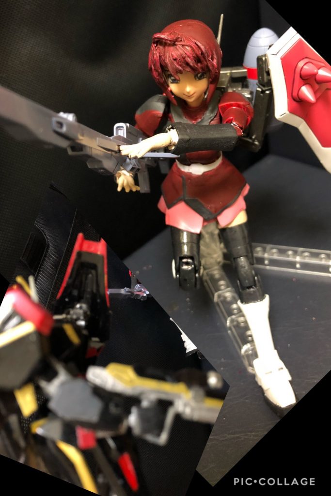 ルナマリア「これ以上好き勝手はさせないわよ！」
ステラ「やっつけなきゃ…怖いものは…全部！」
ルナマリア「出たわね、この泥棒がー！」
ステラ「なんだ…お前は…！？」

ルナマリア「このぉ、当ててみせる！やれる！私だって！！」
ステラ「いやぁ…だめぇっ…！死ぬのいや…怖い…っ！！」
ルナマリア「どお？ザフトの赤は伊達じゃないのよ！！」
スティング「ちぃ！ステラがやられただと！」
アウル「このっ！こっからは手加減無しだ！」